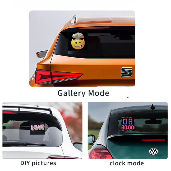 Dynamic LED Rear Display For Cars