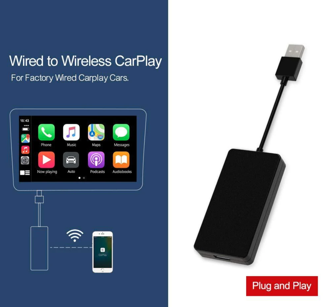 Carplay ＆ Android Auto Adapter--Suitable For All Car Brands – Wireless ...