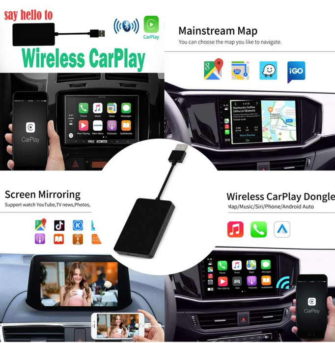 Carplay ＆ Android Auto Adapter - Suitable for All Car Brands